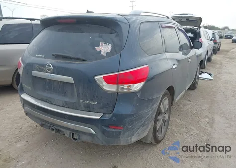 2016 Nissan Pathfinder Platinum from USA, damaged, VIN 5N1AR2MNXGC637557